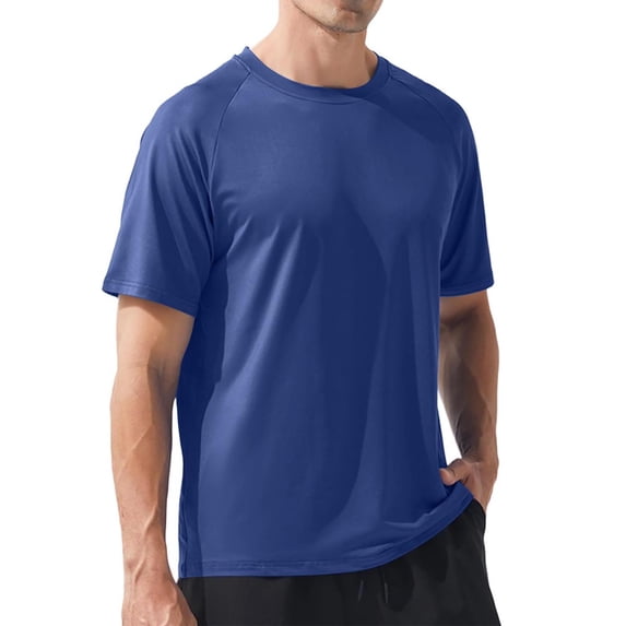 CYiJun Mens Active Quick Dry Crew Neck T Shirts Athletic Running Gym Workout Short Sleeve Tee Tops