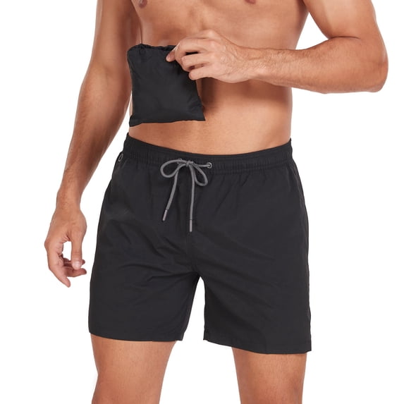CYiJun Mens Swim Trunks 5" Quick Dry Beach Shorts Stretch Swimming Trunks Shorts,Sizes S-2XL