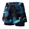 thumbnail image 1 of CYiJun Mens Swim Trunks with Compression Liner 5" Stretch Beach Shorts Quick Dry with Pockets No-Chafing Board Shorts, 1 of 3