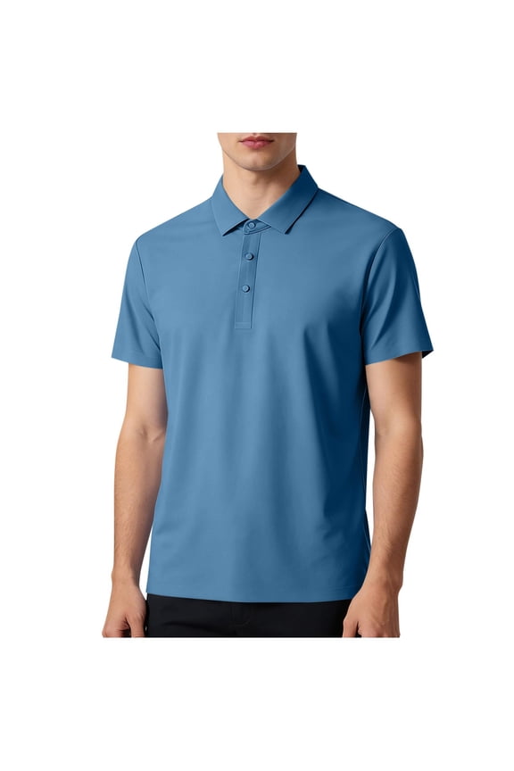 George Polo Shirts for Men,Summer Short Sleeve Moisture Wicking Performance Athletic Golf Shirts, Sizes M-5XL