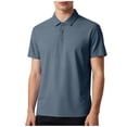 thumbnail image 1 of CYiJun George Polo Shirts for Men,Summer Short Sleeve Moisture Wicking Performance Athletic Golf Shirts, Sizes M-5XL, 1 of 7