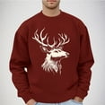 thumbnail image 1 of CYiJun Men's Fleece Crewneck Sweatshirt Lightweight Loose fit Soft Basic Pullover Sweatshirt,Size 2XL, 1 of 5