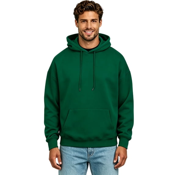 CYiJun Men's Hoodie Casual Drawstring Pullover Fleece Hooded Sweatshirt,Sizes S-5XL