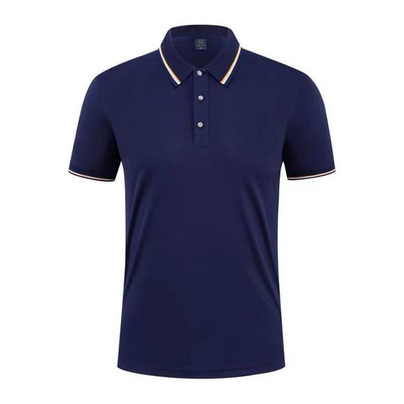 CYiJun Men's Solid Color Pique Polo Shirt,Slim Fit Breathable & Wrinkle-Resistant,Business Casual Office Wear or Daily Relaxed Style