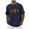 thumbnail image 1 of CYiJun Men's and Big Men's Graphic Tee Summer Cotton T-Shirt,Sizes M-4XL, 1 of 5