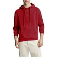 thumbnail image 1 of CYiJun Mens Fleece Hoodies Casaul Long Sleeve Drawstring Pullover Sweatshirt,Sizes S-4XL, 1 of 7