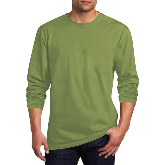CYiJun Mens Long Sleeve Shirts Crew Neck Soft Base Pullover Tee Tops
