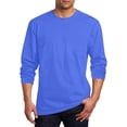 thumbnail image 1 of CYiJun Mens Long Sleeve Shirts Crew Neck Soft Base Pullover Tee Tops, 1 of 6