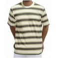 thumbnail image 1 of CYiJun George Soft Cotton T Shirt for Men,Casual Crew Neck Stripe Tee, Comfortable Classic Fit Mens Tshirt, 1 of 3