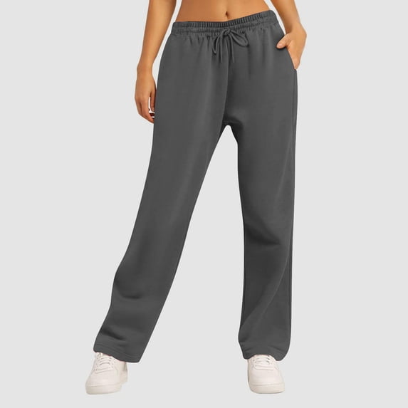 CYiJun Womens Sweatpants Wide Leg Baggy Lounge Travel Pants Fashion Joggers