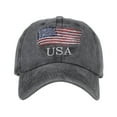 thumbnail image 1 of CYiJun Washed American Flag Baseball Cap Retro Adjustable Sun Dad Gift Hats for Men Cotton Trucker Cap Unisex, 1 of 4