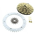 thumbnail image 1 of CZ 92L Gold MX Chain & Silver Sprockets 13/40 1991 1992 1993 Yamaha 200 Blaster, 1 of 5