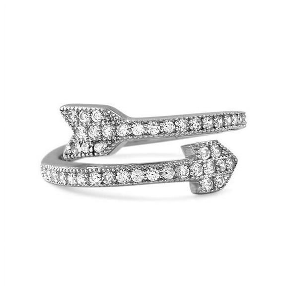 CZ Arrow Ring .925 Sterling Silver Celeb Inspired (7)
