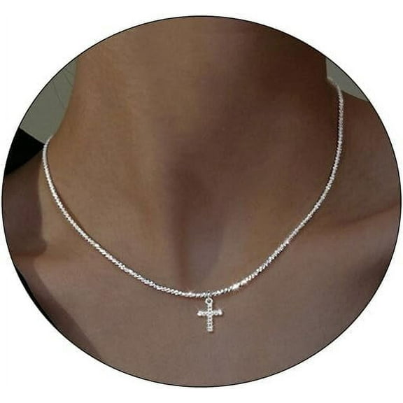 CZ Diamond Necklace for Women,14K Gold Plated Cubic Zirconia Diamond Dainty Layered Waterdrop Shape  Pendant Necklace Jewelry Gift for women