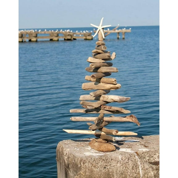 CZ Grain Tall Christmas Tree, Driftwood, 3 ft