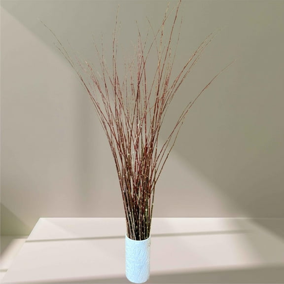CZ Grain Willow Branches Decor - 36 Inches Long - Vase Filler, Wedding or Event Decoration (100 Branches)