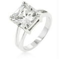 thumbnail image 1 of CZ Gypsy Ring - Silvertone - Size: 05, 1 of 1