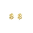 thumbnail image 1 of CZ Pave Money Sign Stud Earrings (K324), 1 of 1