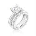 thumbnail image 1 of CZ Round Cut Pave Ring Set, Size : 06, 1 of 1