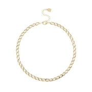 Bella by Thorne CZ Statement Adult Chain Necklaces, Gold, (Unisex)