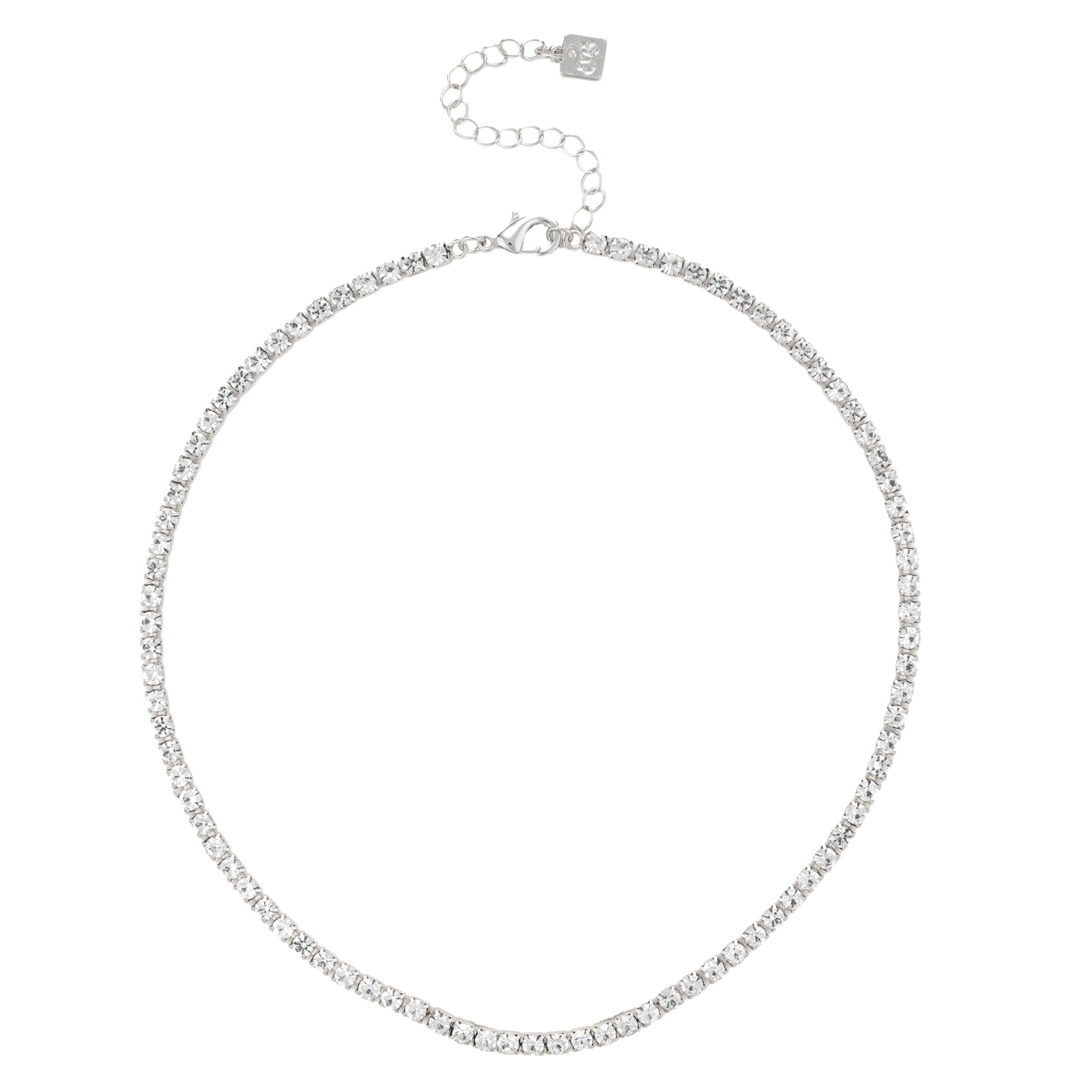 Bella by Thorne CZ Statement Adult Chain,Silver, (Unisex)