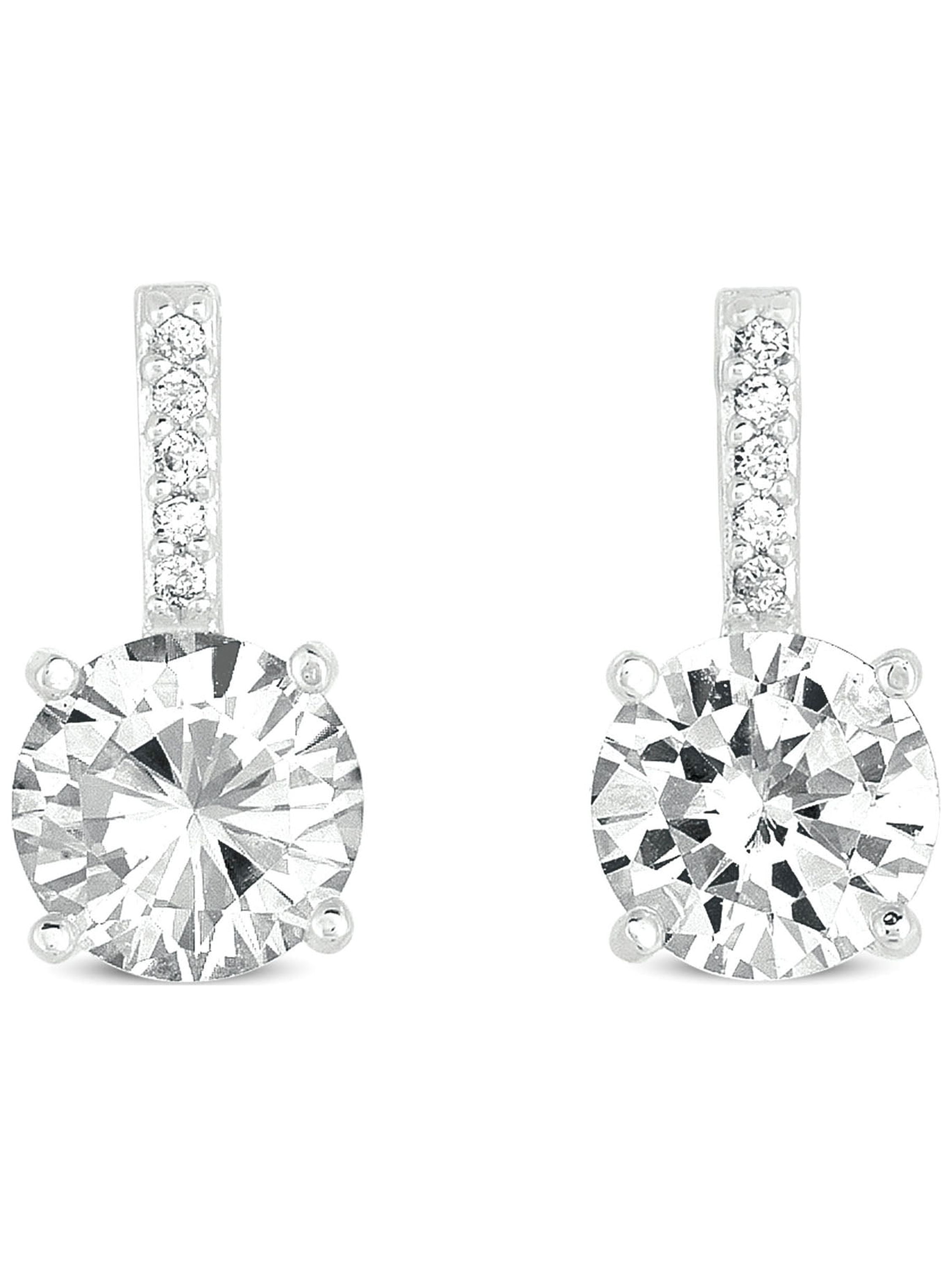 Chain Post CZ Earrings main image 0