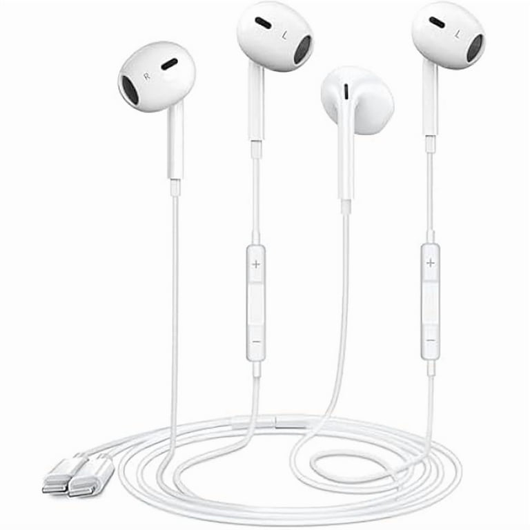 Lightning Connector Headphones With Mic For Iphone CZ2 Pack Wired