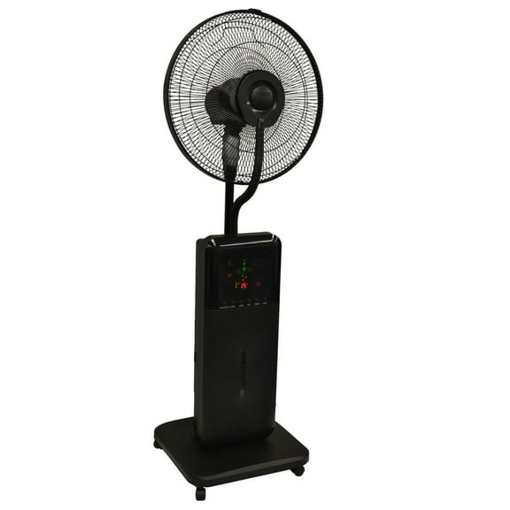 CZ500 Ultrasonic Dry Misting Fan with Bluetooth Compatible - Black