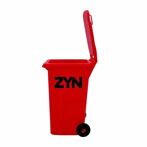 CZABTOP 5.5" Toy Trash Can,Small Recycle Bin,Mini Garbage Can for Desk for Pencil & Pen,Office Stationery to Organize The Desk,Ideal for Student Work(Red)