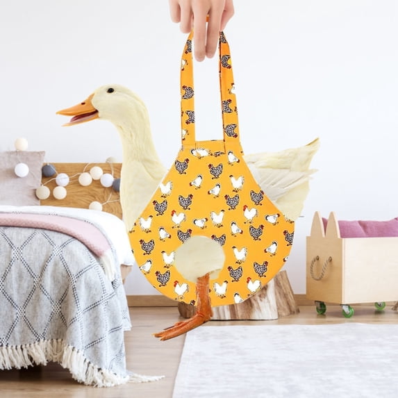 CZADY Pet Chicken Out Bag, Canvas Tote for Poultry, Durable Travel Carrier for Daily Pet Outing and Travel 14.7*25.5 in