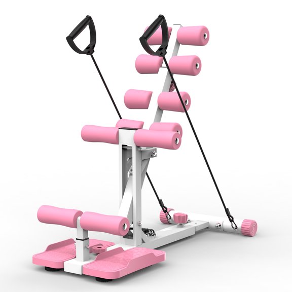 CZBZ Deep Squat Assist Trainer with Resistance Bands, Upgraded 300 LBS Capacity Glute & Leg Workout Machine, Compact Home Gym Equipment for Core & Lower Body Training