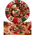 thumbnail image 1 of CZBZ Round Indoor Christmas Rug, 28" 3D Optical Illusion Round Christmas Area Rug, Holiday Accent Mat with Non-Slip Backing, Soft Floor Decor for Entryway, Bedroom, Living Room, 1 of 10