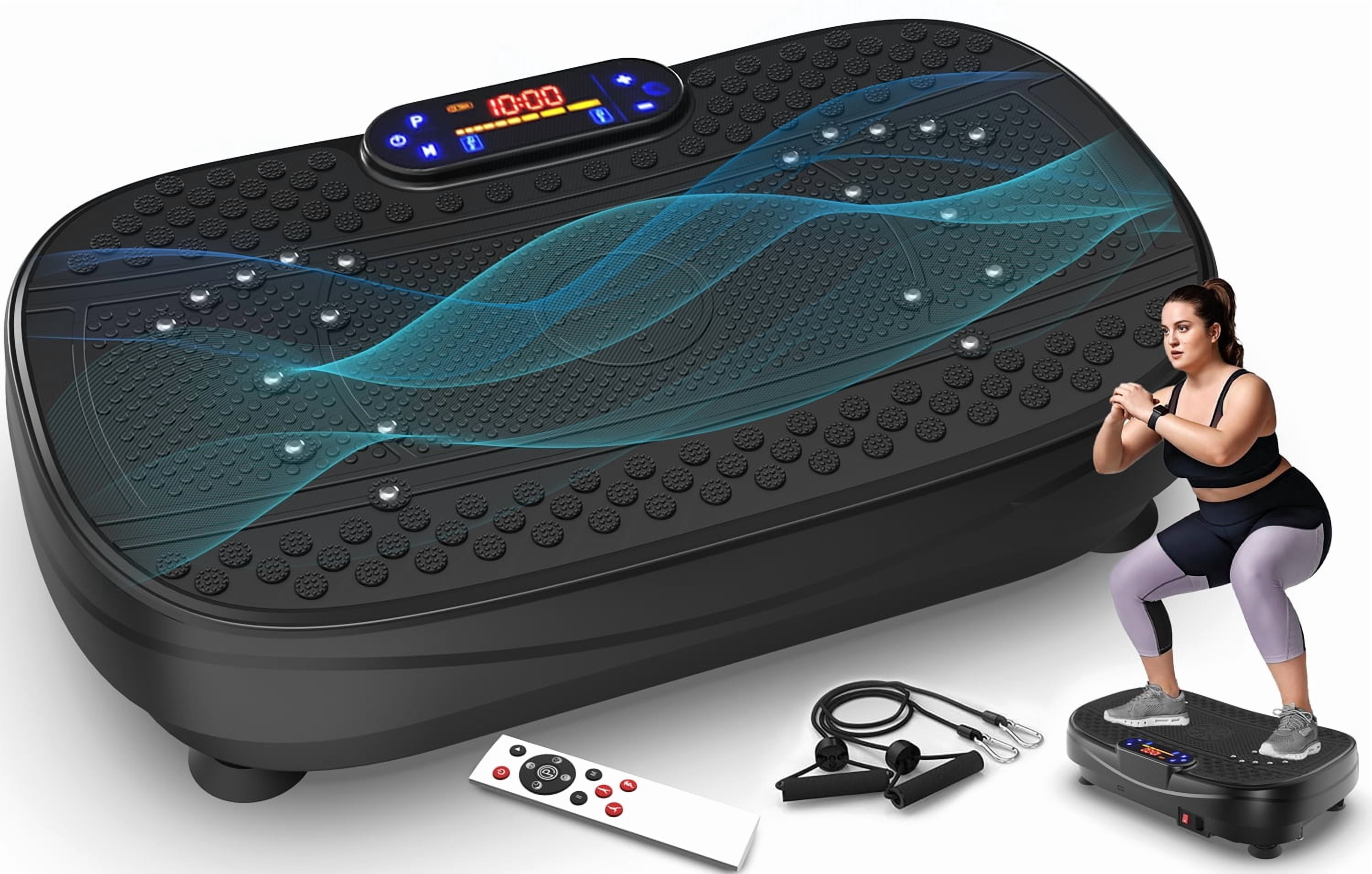CZBZ Vibration Plate Exercise Machine, Adjustable Speed Whole Body Vibration Platform for Home Gym, Compact Fitness Equipment for Strength, Flexibility & Balance Improvement