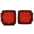 CZC AUTO 12V LED AIF4 Submersible Left and Right Trailer Lights Stop