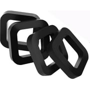 CZC AUTO 2.5" Rubber Cushion Silencer Pad for Trailer Hitch Receiver Reduce Tow Rattle & Eliminate Noise 4Pack