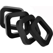 CZC AUTO 2" Rubber Cushion Silencer Pad for Trailer Hitch Receiver Reduce Tow Rattle & Eliminate Noise 4 Pack