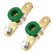 CZC AUTO 2PCS Side Post Battery Quick Disconnect Switch for Auto Car Truck RV Boat Marine