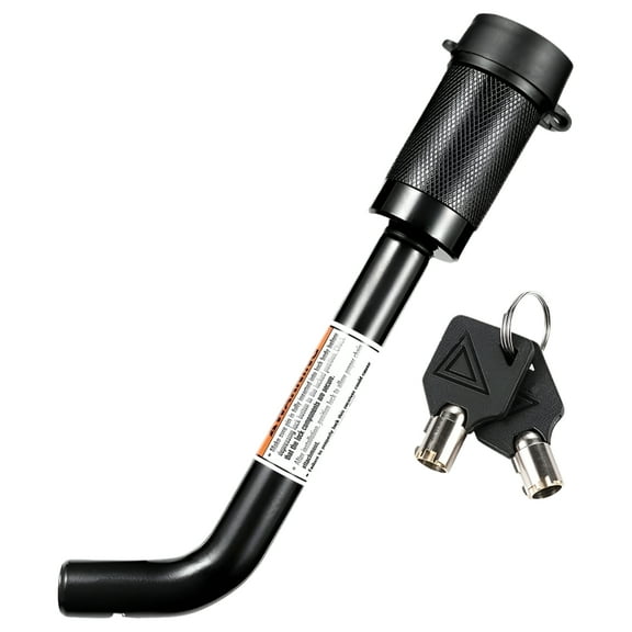 CZC AUTO Bent Locking Hitch Pin, 5/8" Diameter, for Class III IV 2/2-1/2" Receiver, includes 2 Keys