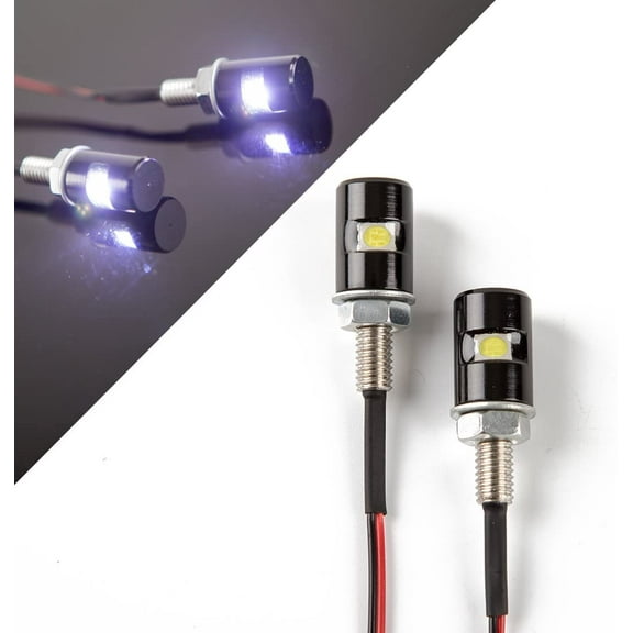 CZC AUTO LED Light License Plate Bolts lack Aluminium Light Holder