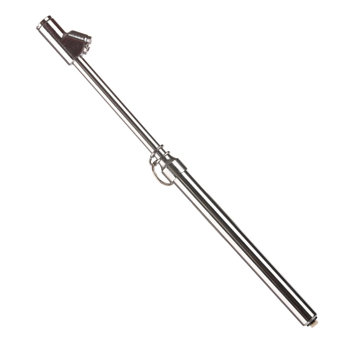 CZC AUTO Analog Tire Pressure Gauge 150 PSI with Straight-on Foot Dual Heavy Duty Black and Silver
