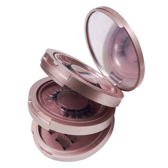 CZHGKM 8Pairs Eyelashes with Applicator No Glue False Eyelashes Natural Look Reusable Lash Clusters Easy to Apply