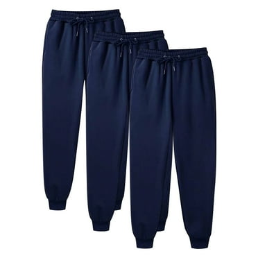CZHJS 3PC Fall Trousers with Pockets Casual Jogger Pants Sweatpants for Women Unisex Cotton Joggers Drawstring High Waisted Fleece Baggy Sweatpants Cinch Bottom Lounge Pants Workout Pants