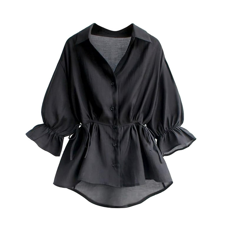Casual Lace Up Ruffle V Neck Long Sleeve Two Pieces(3 Colors) Casual Lace Up Ruffle V Neck Long Sleeve Two Pieces(3 Colors)