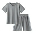 thumbnail image 1 of CZHQWE Boys Beach Outfit Boys Outfits Size 7 Toddler Boys Clothing Sets Short Sleeve Tee And Shorts 10-11 Years, 1 of 3