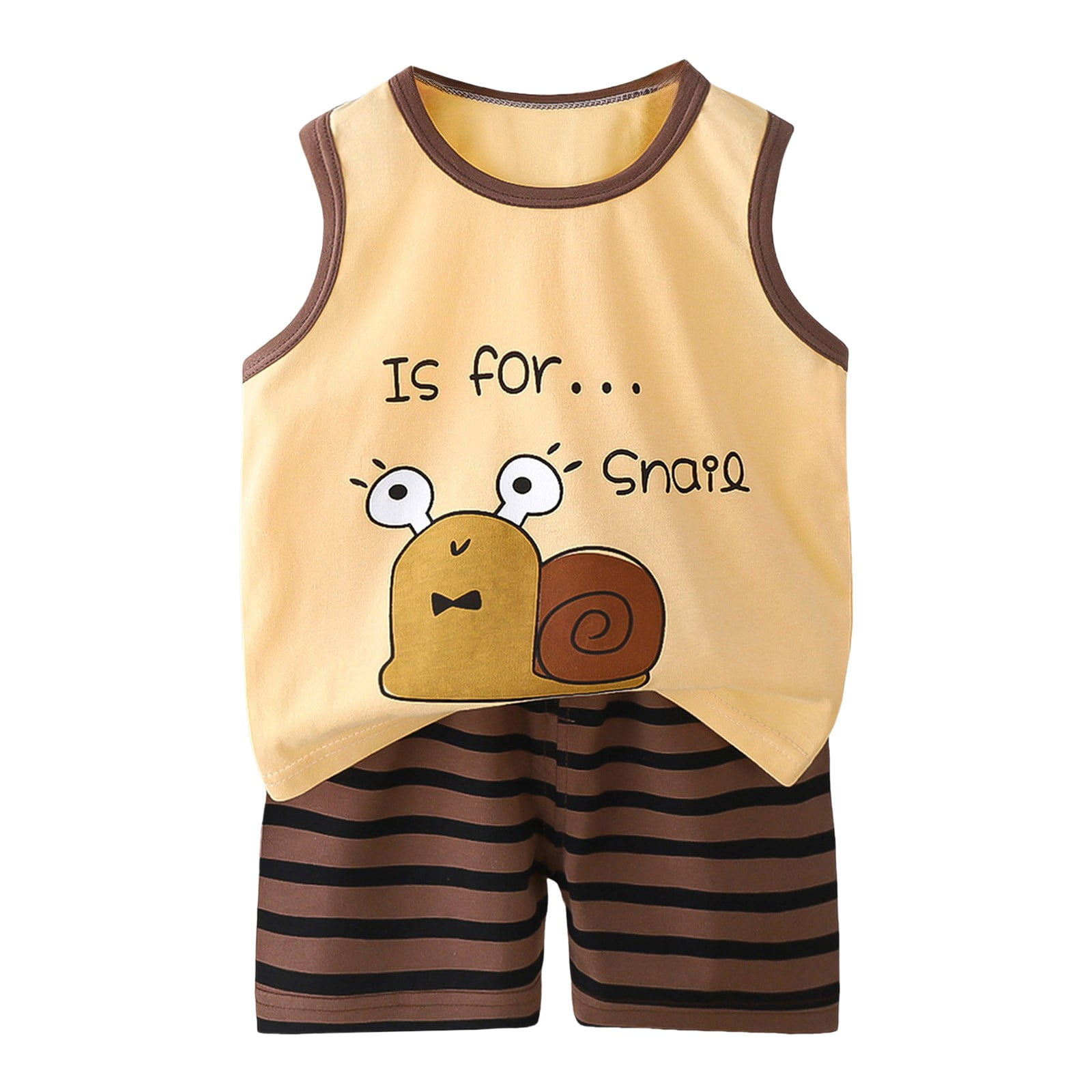 CZHQWE Boys Outfit Summer Baby Boy Clothes Baby Boy Summer Clothes Tops ...