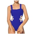 thumbnail image 1 of CZHQWE Girls Bathing Suits Size 10-12 Girls Size 12 Swimsuit Girls One Piece Swimsuit Cute Bathing Suit Hawaii Swimwear Blue, 1 of 4