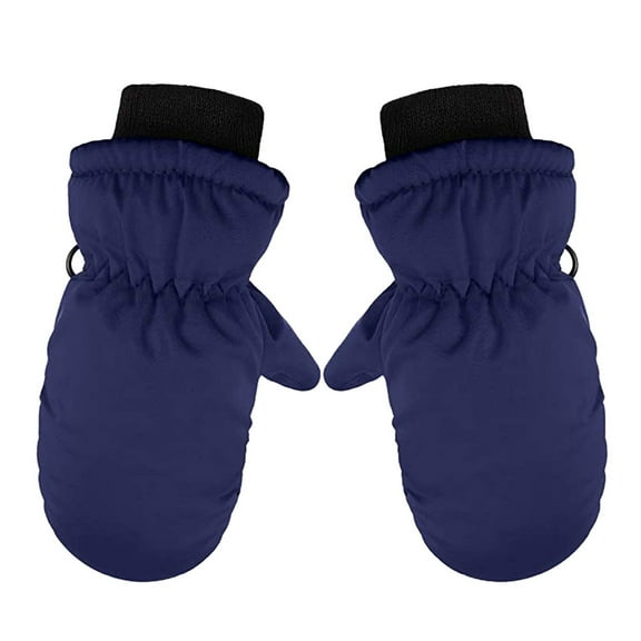 CZHQWE Toddler Gloves Ages 2-4 Waterproof Gloves Kids Toddler Mittens Kids 1 Pairs Fleece Gloves Winter Warm 3-8 years