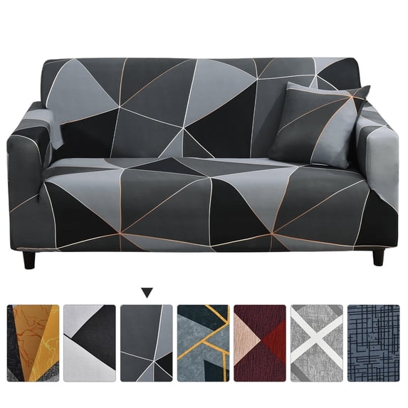 CZL 1 2 3 4 Seater Printed Sofa Cover Couch Slipcover, Elastic Stretch Armchair / Loveseat / Couch Sectional Sofa Slipcover Furniture Protector Dog Pet