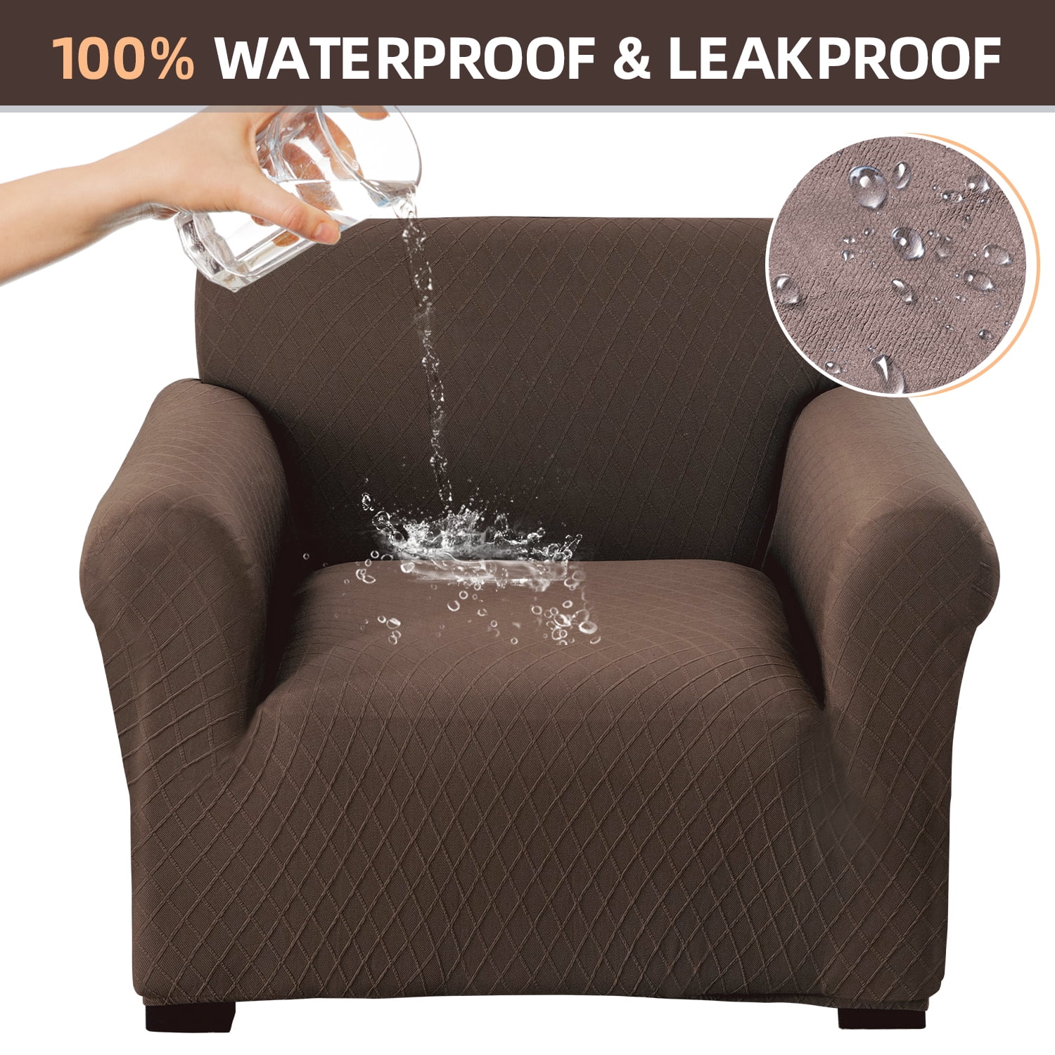 CZL 100 Waterproof Sofa Cover for Living Room, Leakproof Sectional