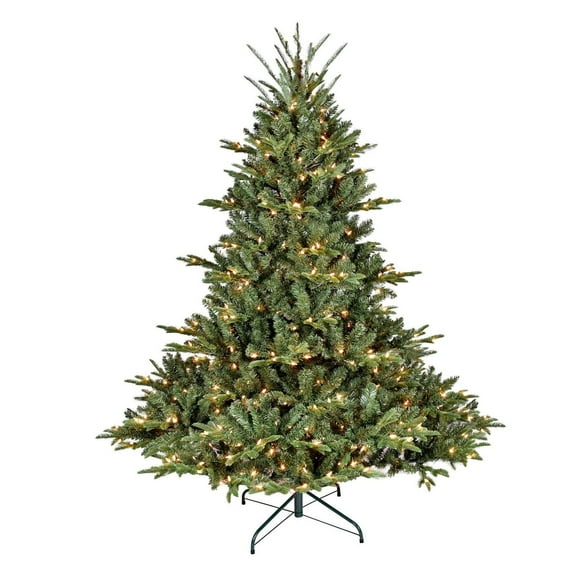 CZMDZH 4ft Pre-Lit Artificial Christmas Tree for Small Space, Automatic Unfold PE/PVC Xmas Tree with LED Lights, Compact Holiday Decor for Apartment, Office, Dorm